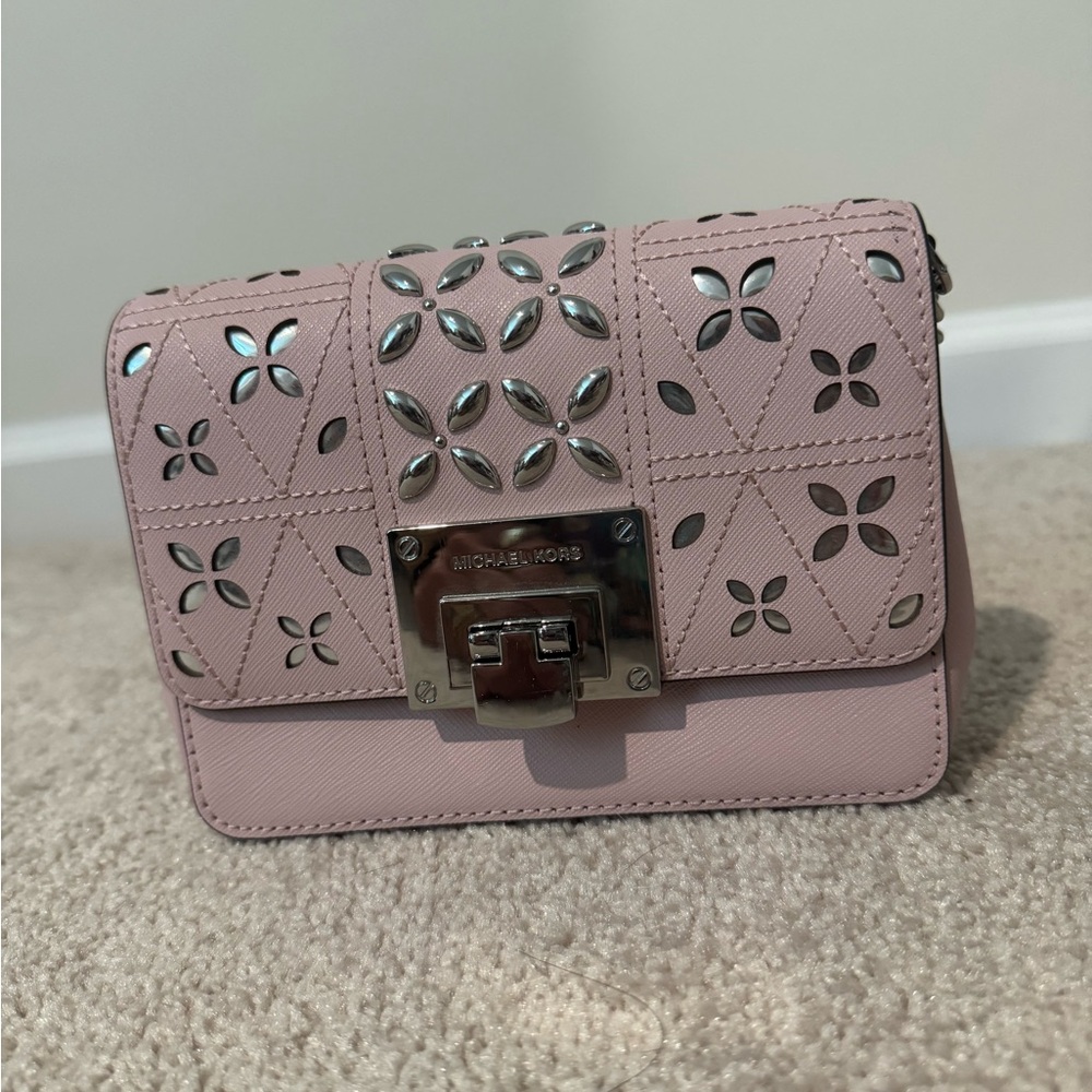 Michael Kors Tina Blossom Pink Crossbody Bag